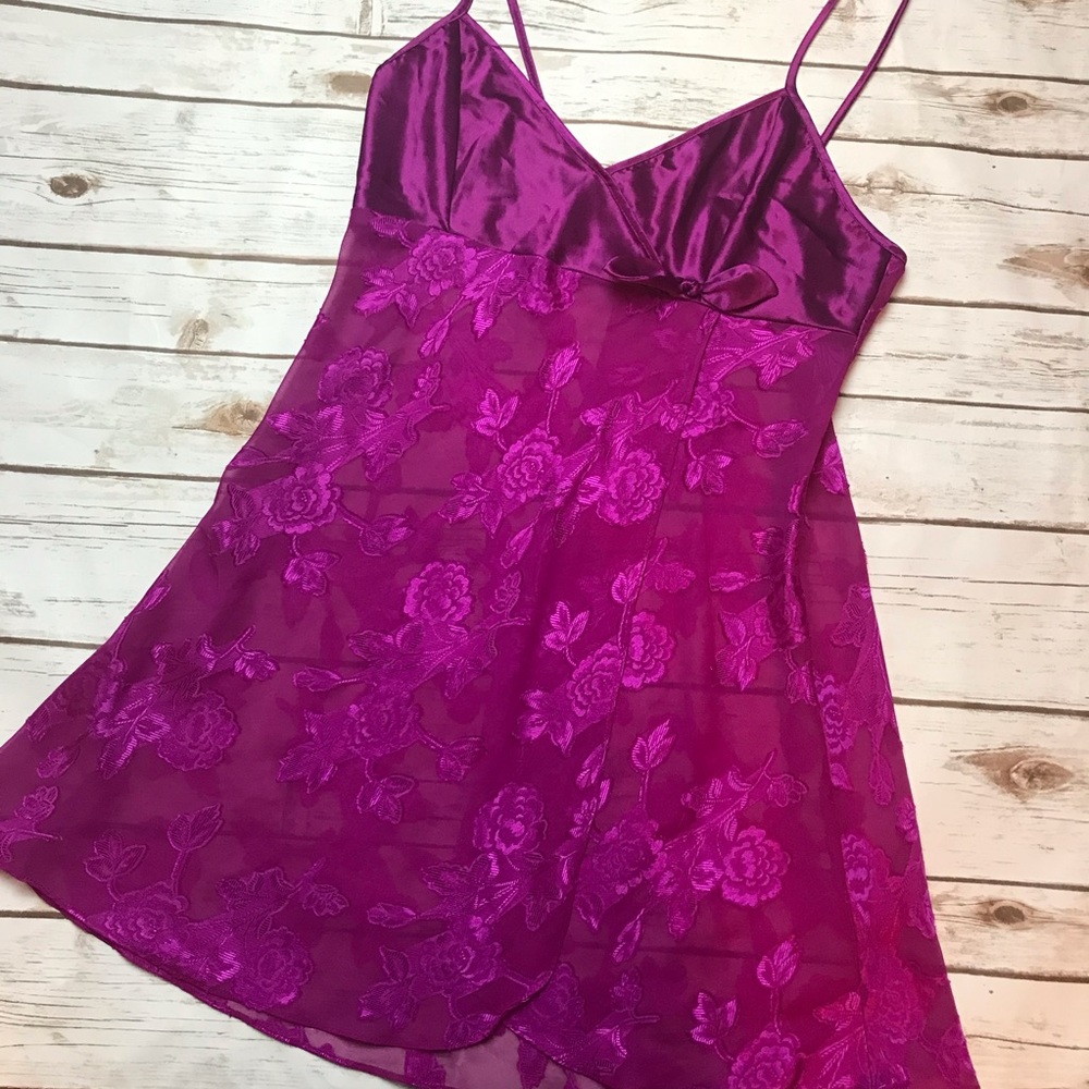 California Dynasty Magenta Slip Dress